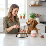 Suplemento Natural em Pó Sabor Bacon para Animais de Estimação, Aumentador de Apetite de Alta Qualidade para Gatos e Cães Exigentes