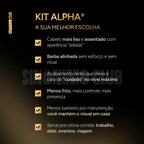 KIT ALPHA:  Pente Térmico Profissional® + Máquina de Acabamento - Barber Gold®