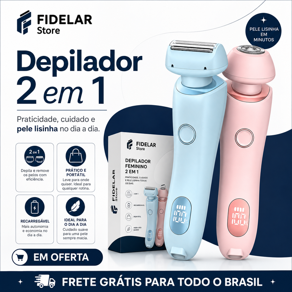 Máquina Depilatoria 2 em 1 - FidMaxPro™