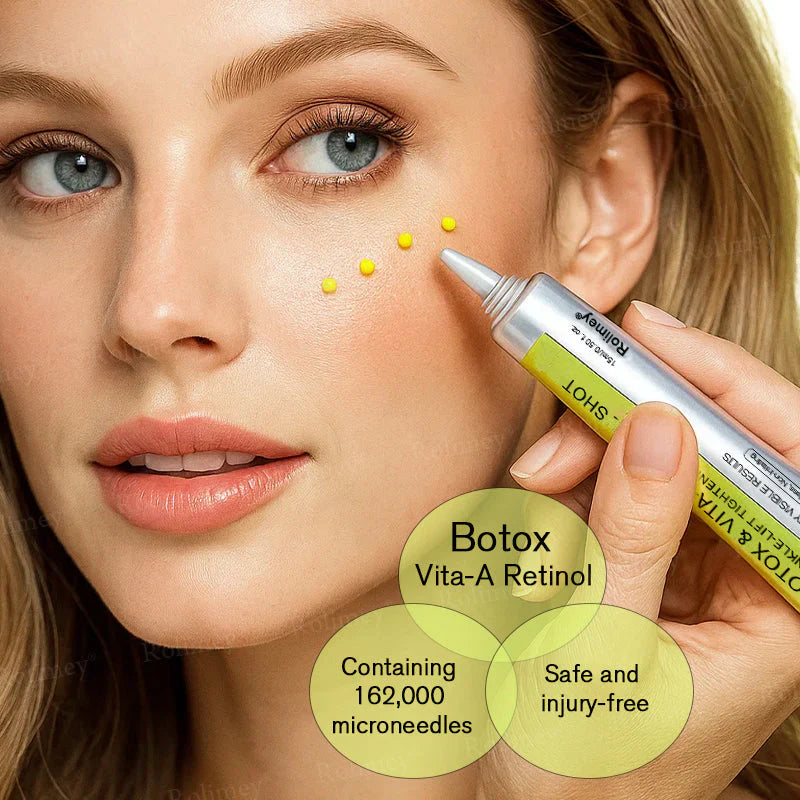 Creme firmador e antirrugas Rolimey® Botox & Vita-A Retinol Shot - Último dia da promoção com 70% de desconto