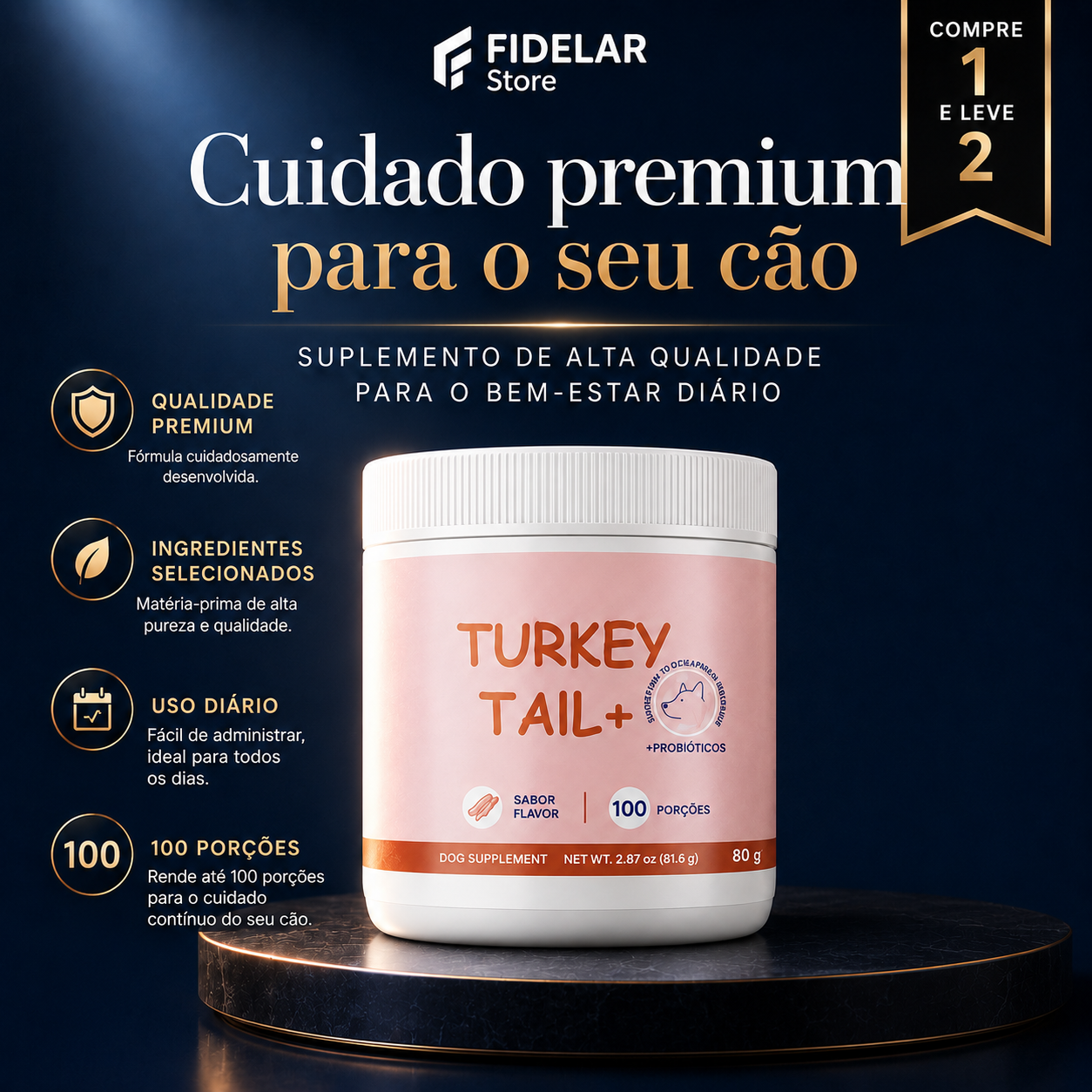 Turkey Tail FidMax [COMPRE 1 LEVE 2]