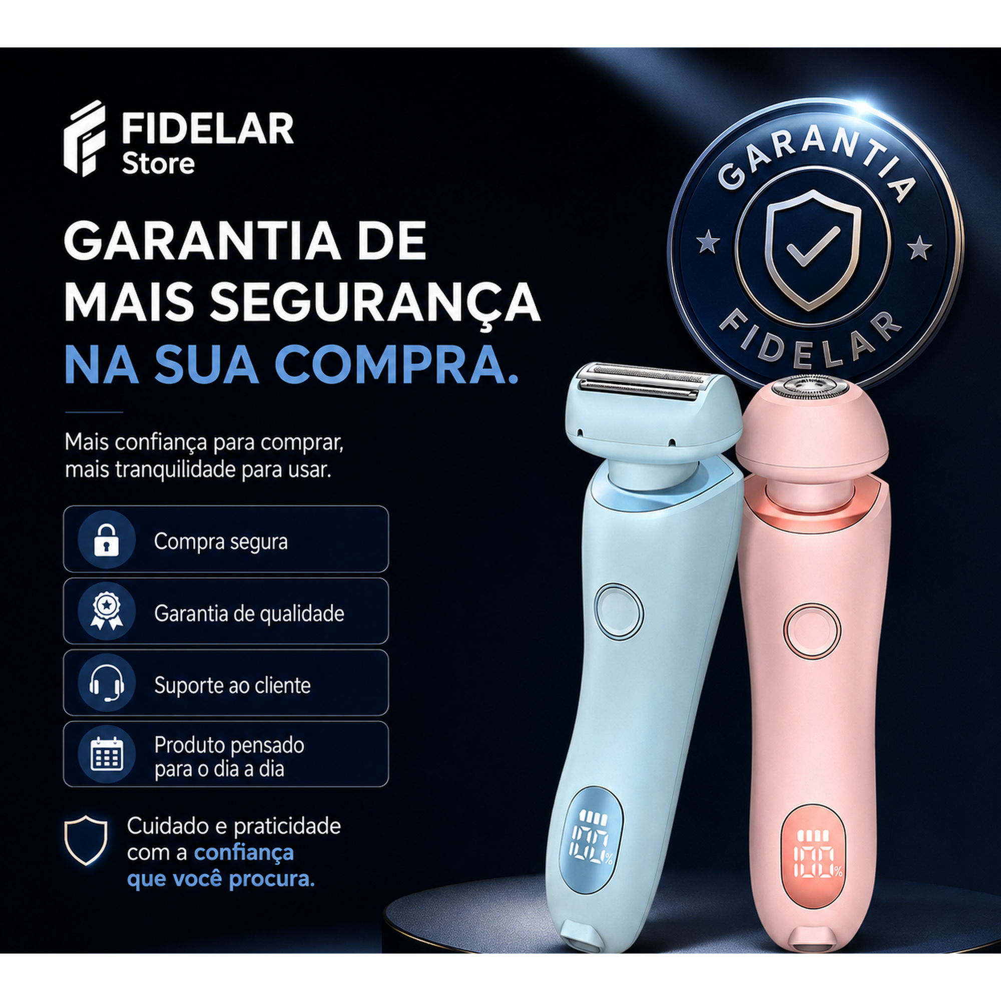 Máquina Depilatoria 2 em 1 - FidMaxPro™