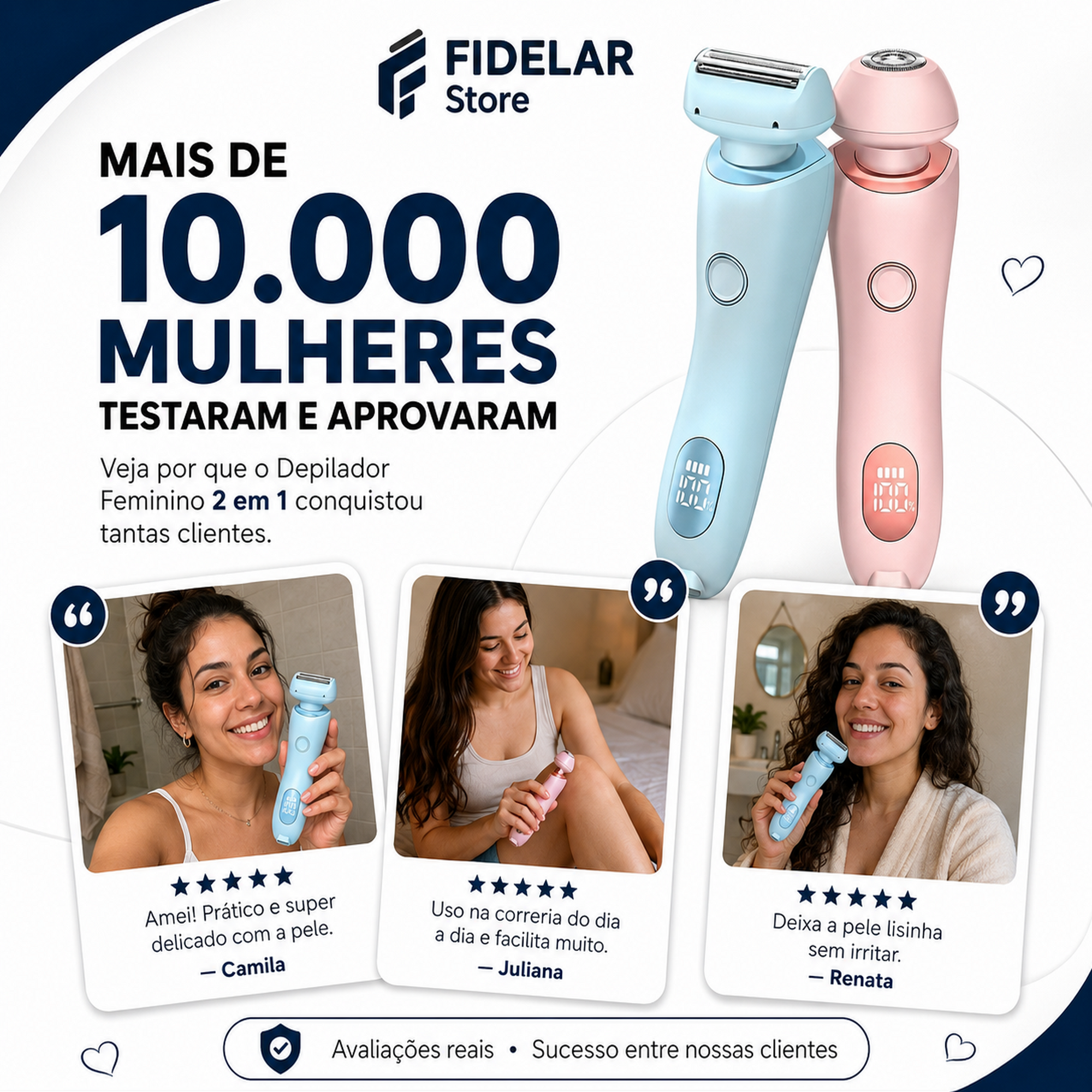 Máquina Depilatoria 2 em 1 - FidMaxPro™