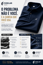 Camisa Polo Fid Club em Seda Gelada