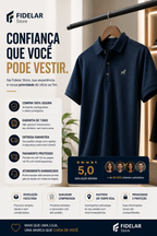 Camisa Polo Fid Club em Seda Gelada