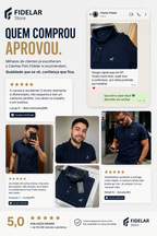 Camisa Polo Fid Club em Seda Gelada