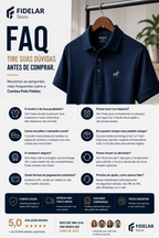 Camisa Polo Fid Club em Seda Gelada