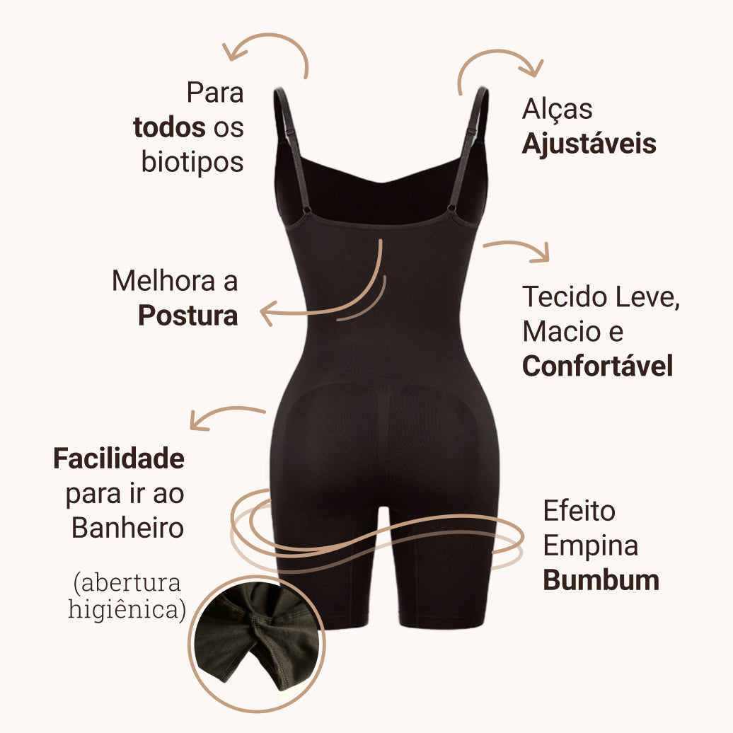 Body Modelador - Compre 1 Leve 2 + Brinde Calcinha Modeladora