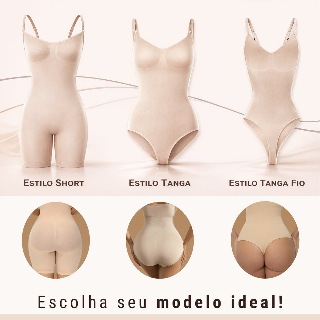 Body Modelador - Compre 1 Leve 2 + Brinde Calcinha Modeladora