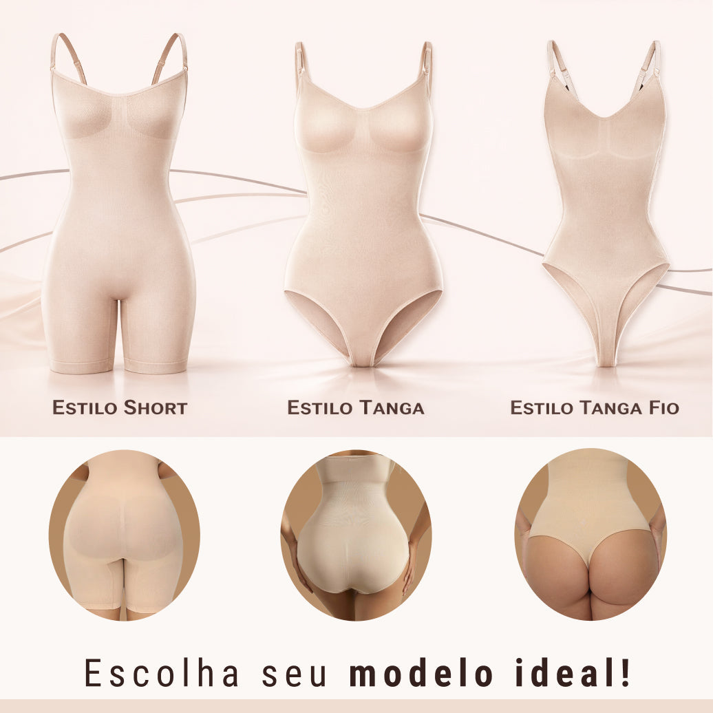 Body Modelador - Compre 1 Leve 2 + Brinde Calcinha Modeladora