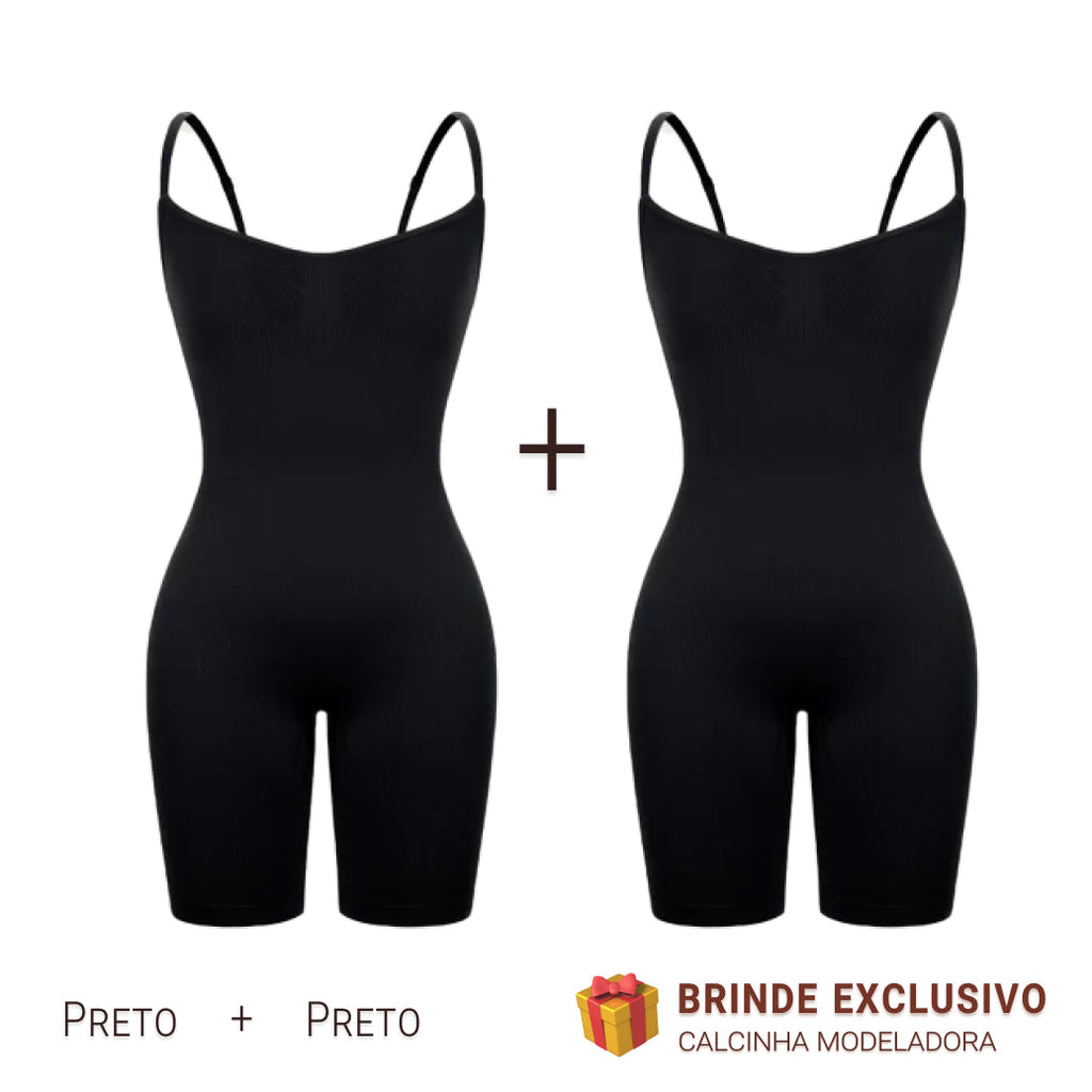 Body Modelador - Compre 1 Leve 2 + Brinde Calcinha Modeladora