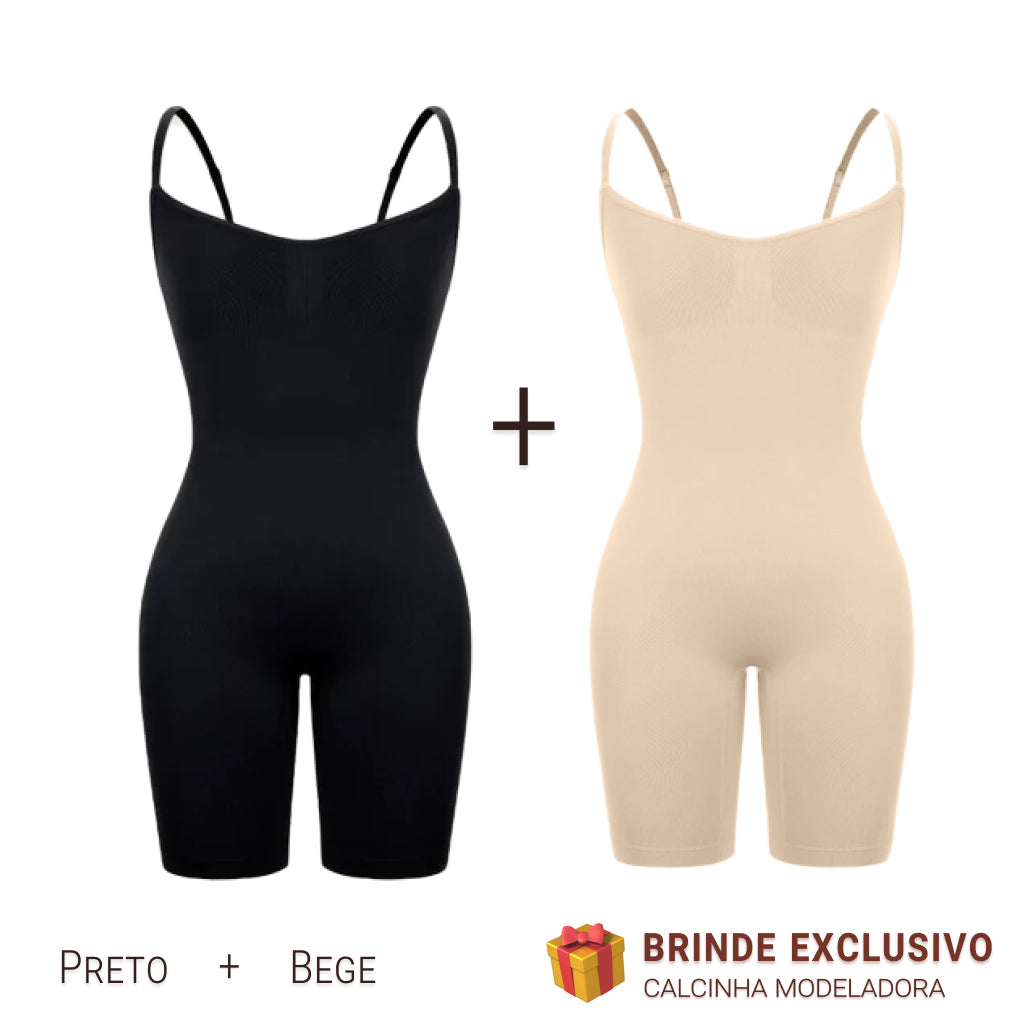 Body Modelador - Compre 1 Leve 2 + Brinde Calcinha Modeladora