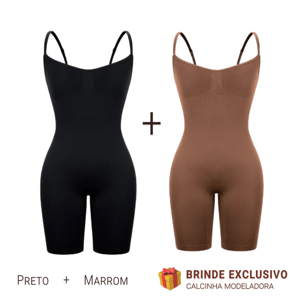 Body Modelador - Compre 1 Leve 2 + Brinde Calcinha Modeladora
