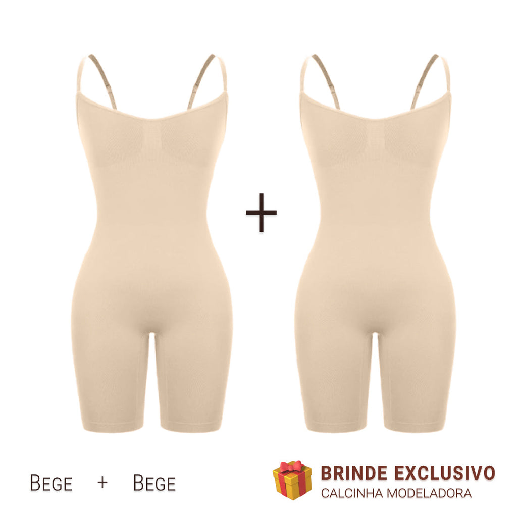 Body Modelador - Compre 1 Leve 2 + Brinde Calcinha Modeladora