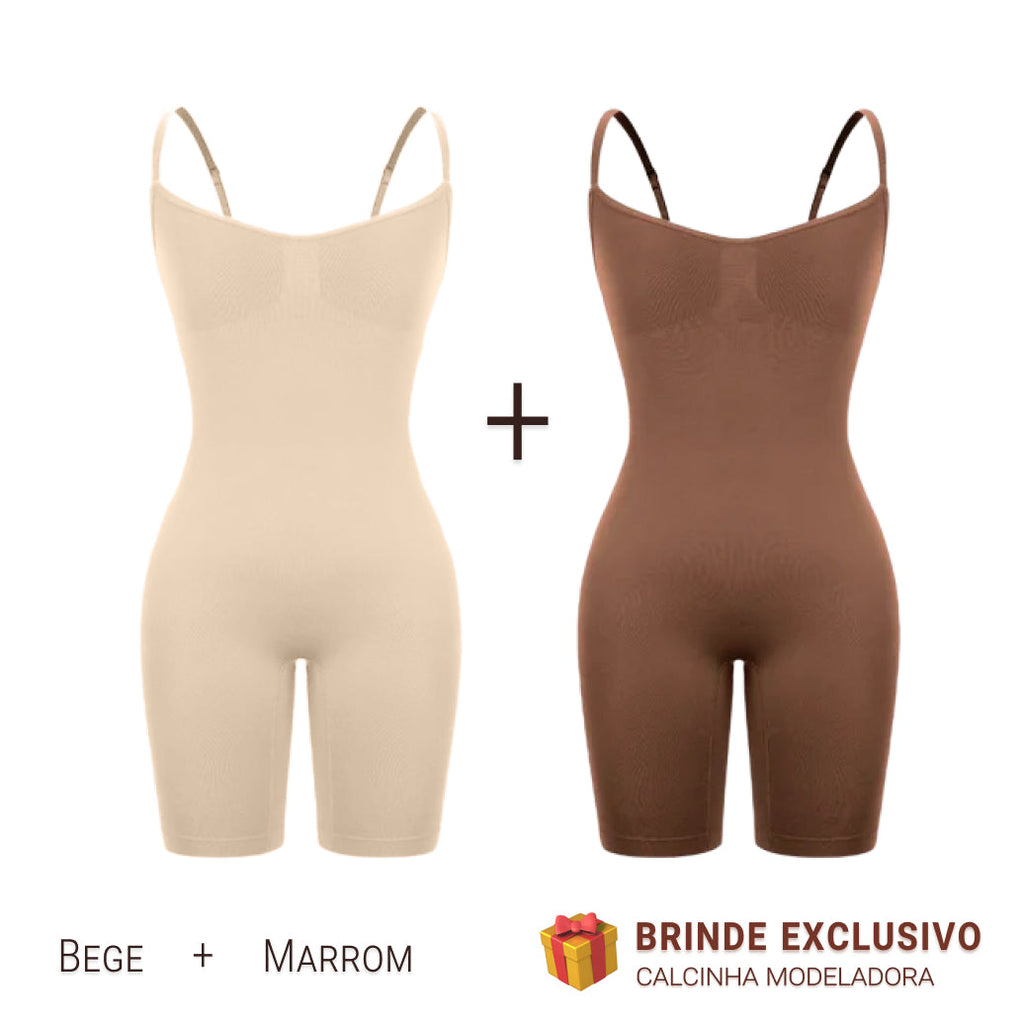 Body Modelador - Compre 1 Leve 2 + Brinde Calcinha Modeladora