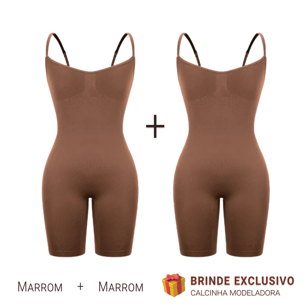 Body Modelador - Compre 1 Leve 2 + Brinde Calcinha Modeladora