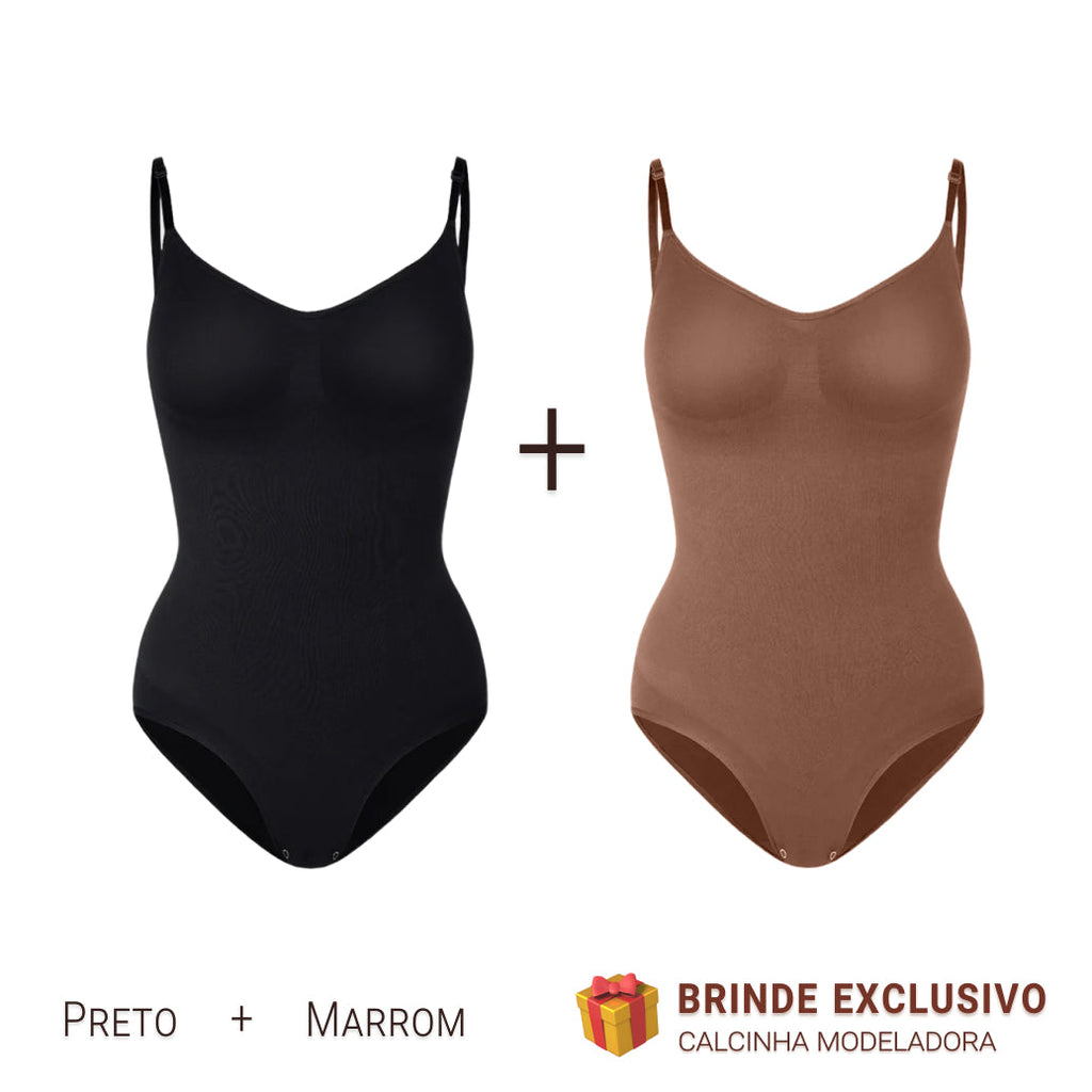 Body Modelador - Compre 1 Leve 2 + Brinde Calcinha Modeladora