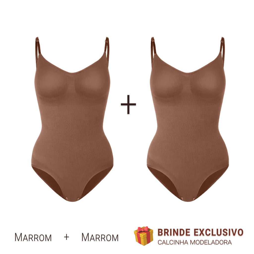 Body Modelador - Compre 1 Leve 2 + Brinde Calcinha Modeladora