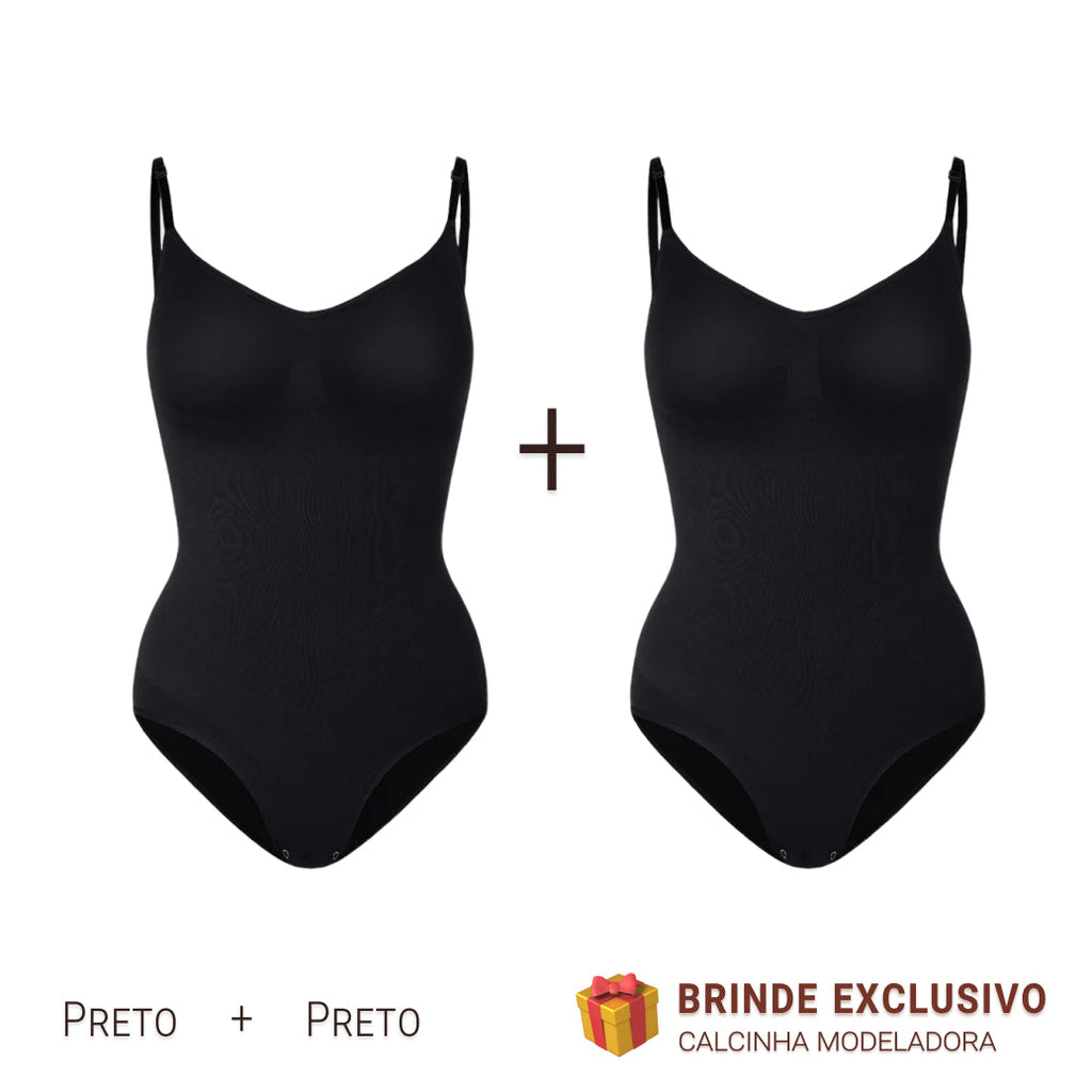 Body Modelador - Compre 1 Leve 2 + Brinde Calcinha Modeladora
