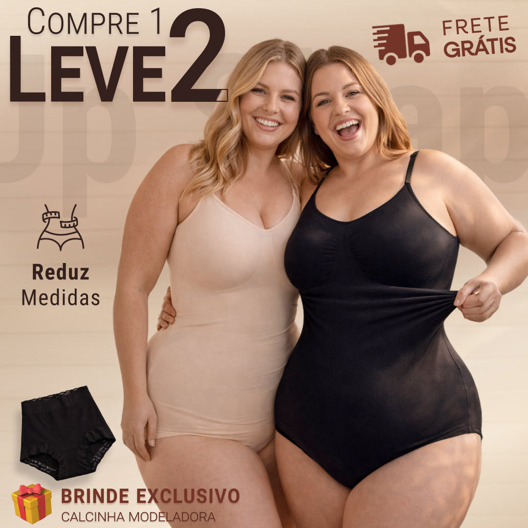 Body Modelador - Compre 1 Leve 2 + Brinde Calcinha Modeladora