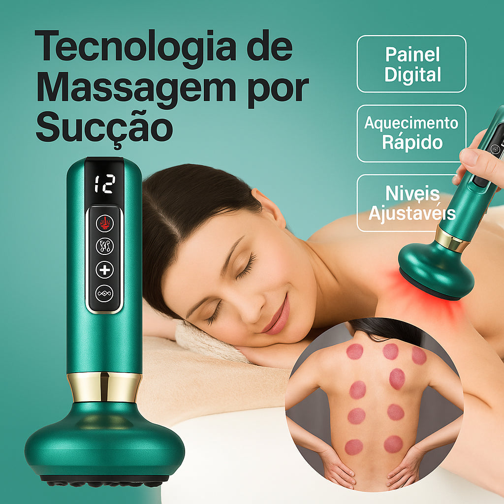 Massageador Anticelulite Pro + 2 Óleos  de brinde