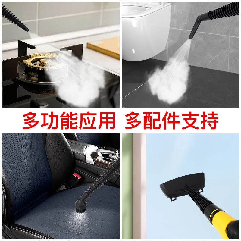 Limpador a vapor portátil de alta temperatura e alta pressão, limpador de fumaça de cozinha, esterilizador a vapor multifuncional