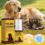 Spray para alívio de coceira para animais de estimação - Condicionador calmante de pele para gatos, spray para gatos de 50ml para aliciamento, hidratação e cuidados com feridas