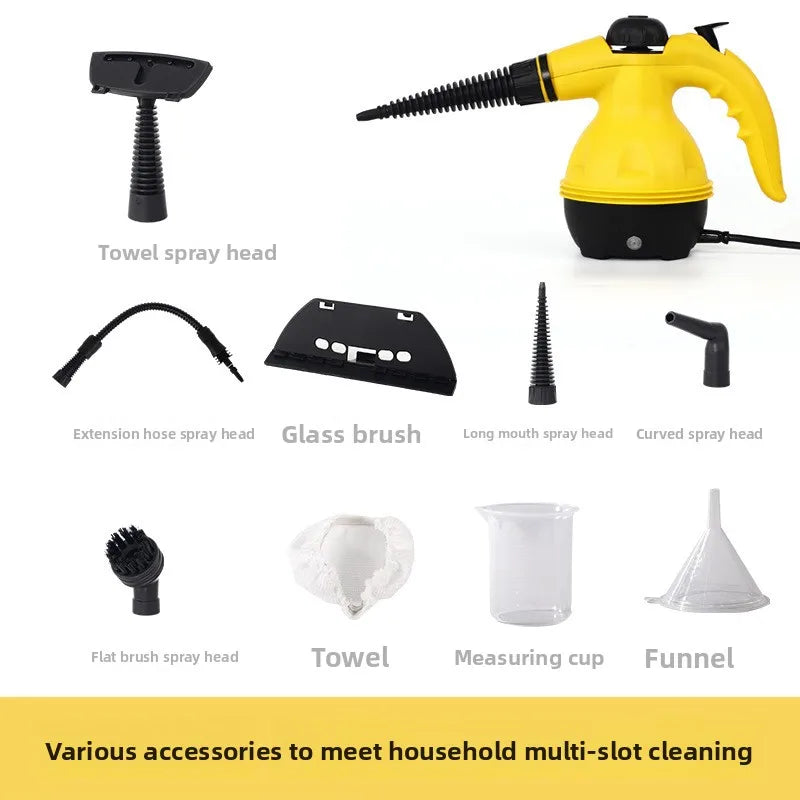 Limpador a vapor portátil de alta temperatura e alta pressão, limpador de fumaça de cozinha, esterilizador a vapor multifuncional