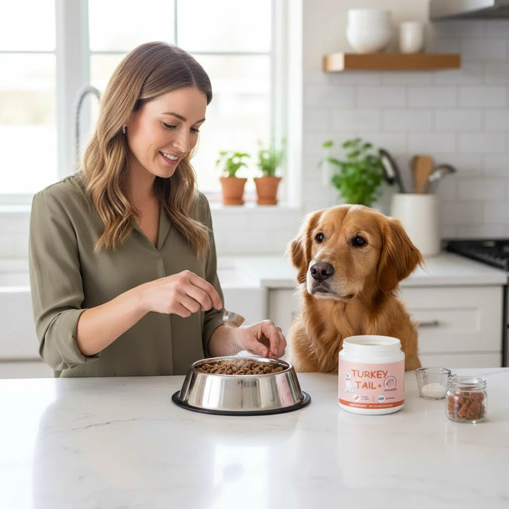 Suplemento Natural em Pó Sabor Bacon para Animais de Estimação, Aumentador de Apetite de Alta Qualidade para Gatos e Cães Exigentes