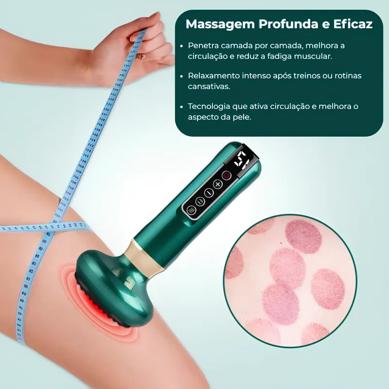 Massageador Anticelulite Pro + 2 Óleos  de brinde