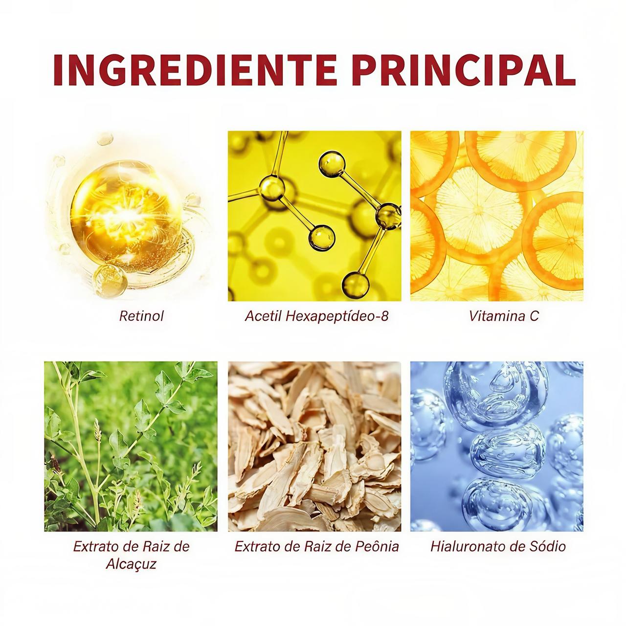 Retinol Lift Pro – Creme Importado Firmador com Ácido Hialurônico