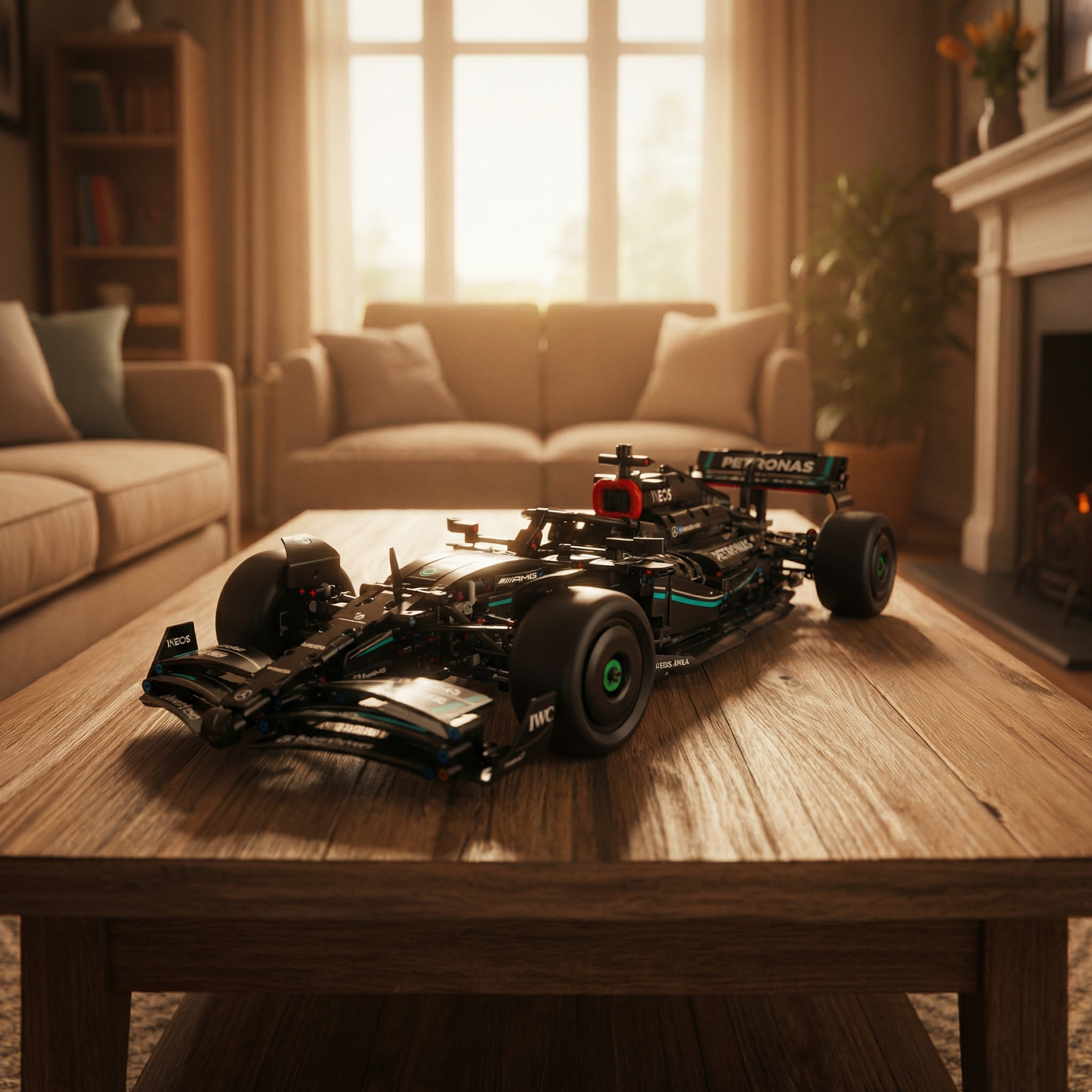 (74% OFF) Fórmula 1 - Mercedes-AMG W14 (1642 peças)