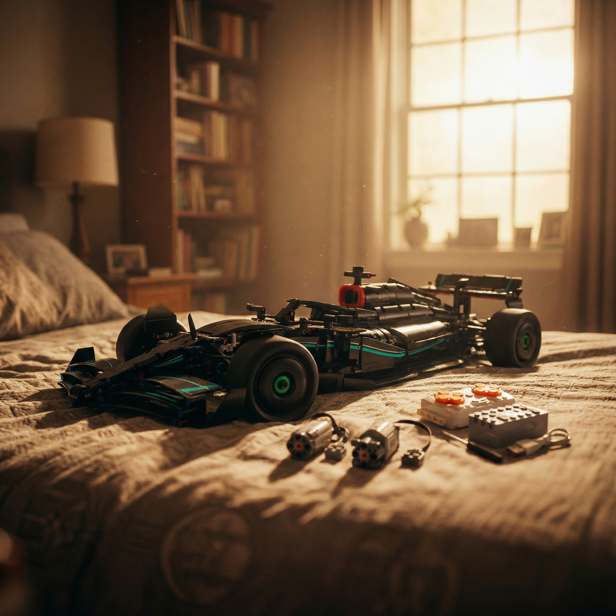 (74% OFF) Fórmula 1 - Mercedes-AMG W14 (1642 peças)