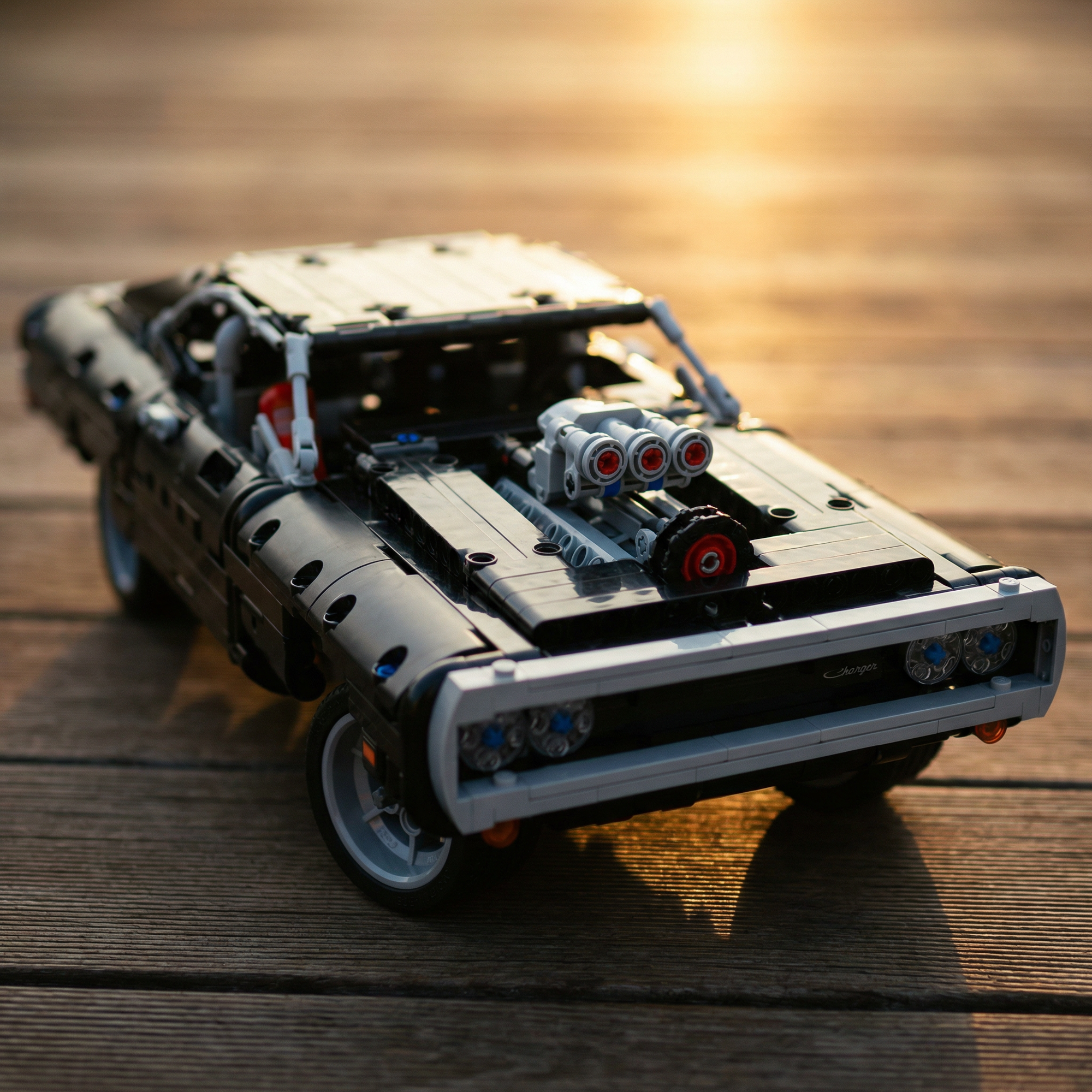 (80% OFF) Dodge Charger 1970 - Velozes e Furiosos (1077 peças)