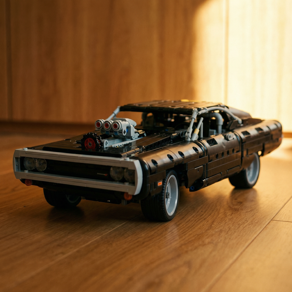(80% OFF) Dodge Charger 1970 - Velozes e Furiosos (1077 peças)