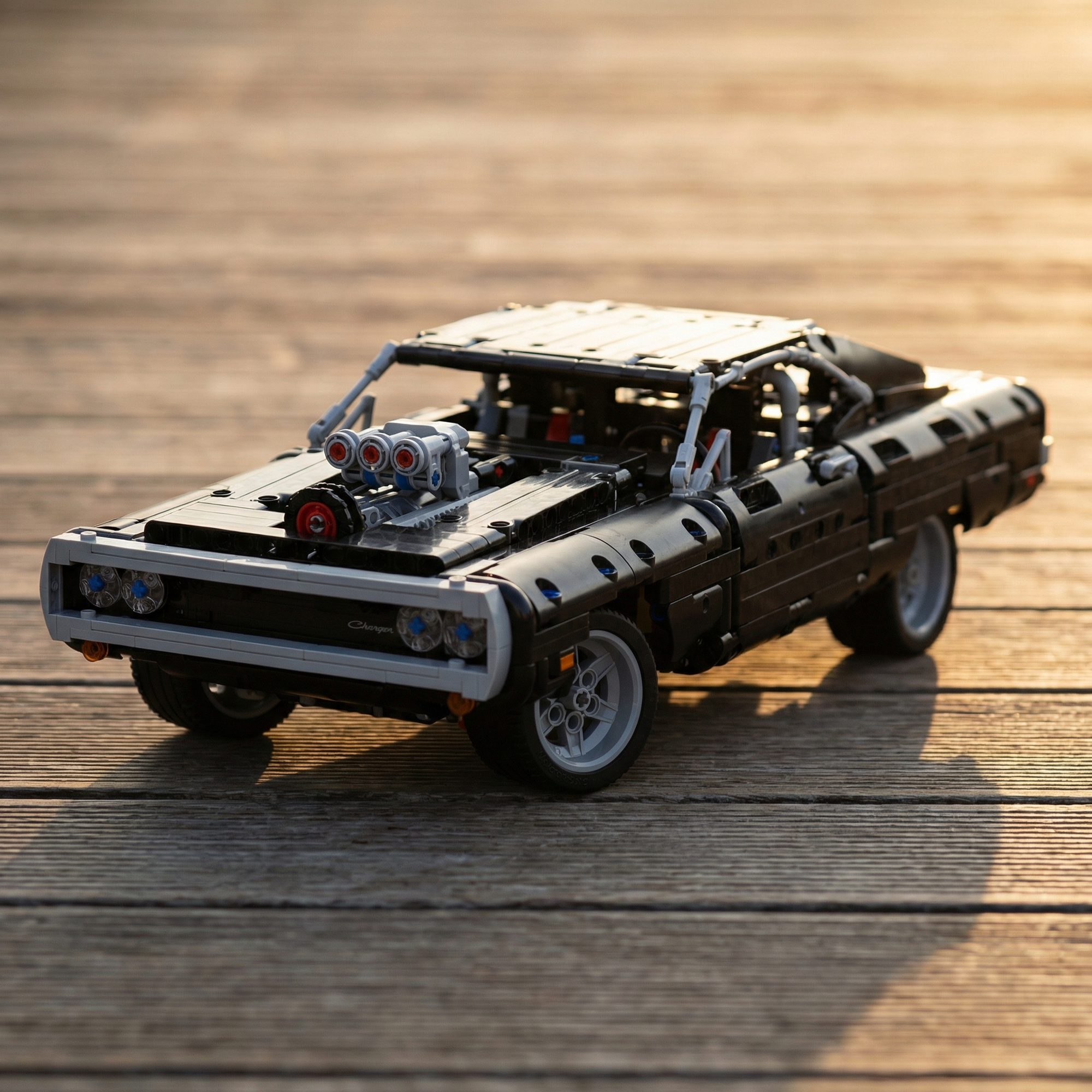 (80% OFF) Dodge Charger 1970 - Velozes e Furiosos (1077 peças)