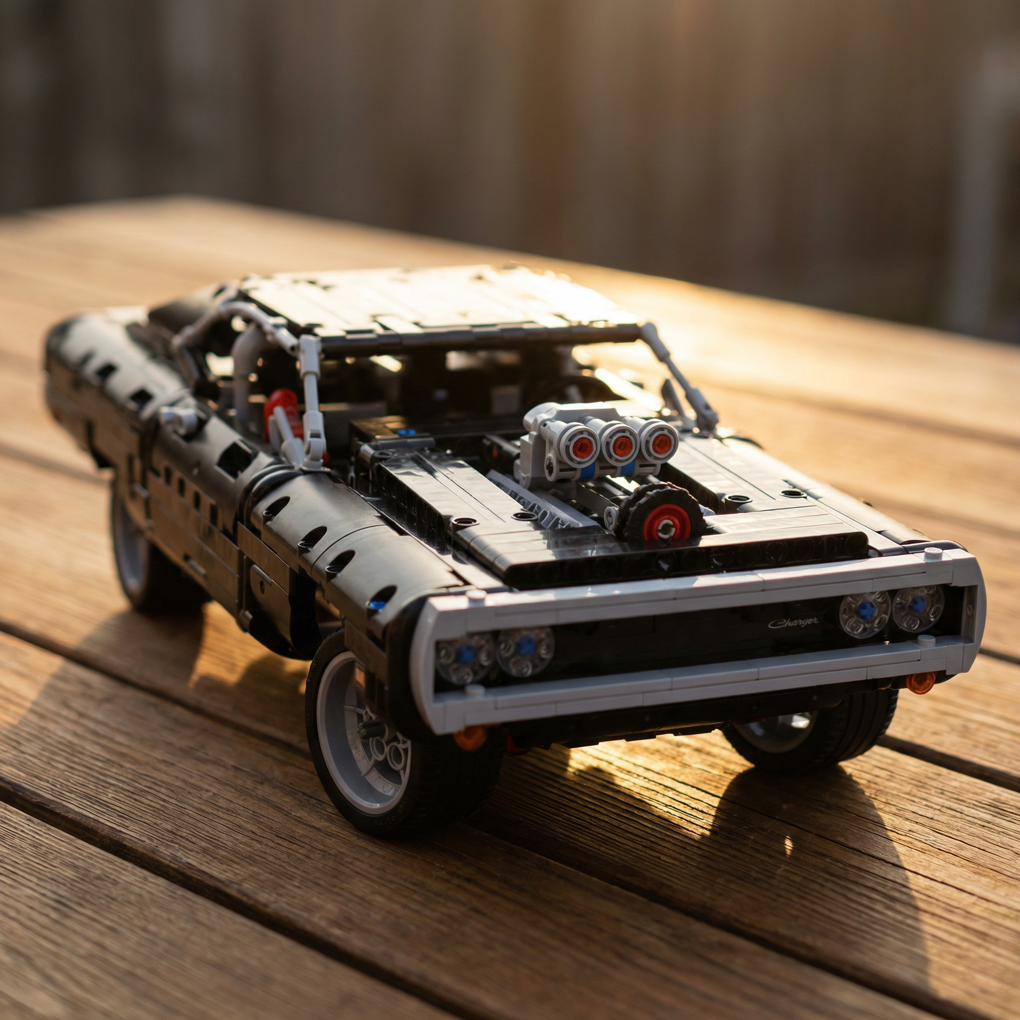 (80% OFF) Dodge Charger 1970 - Velozes e Furiosos (1077 peças)