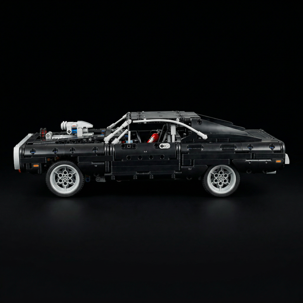 (80% OFF) Dodge Charger 1970 - Velozes e Furiosos (1077 peças)
