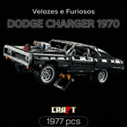 (80% OFF) Dodge Charger 1970 - Velozes e Furiosos (1077 peças)