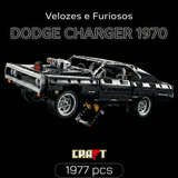 (80% OFF) Dodge Charger 1970 - Velozes e Furiosos (1077 peças)