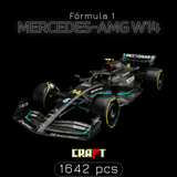(74% OFF) Fórmula 1 - Mercedes-AMG W14 (1642 peças)