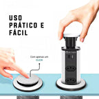Torre de Tomada Retrátil Multiplug